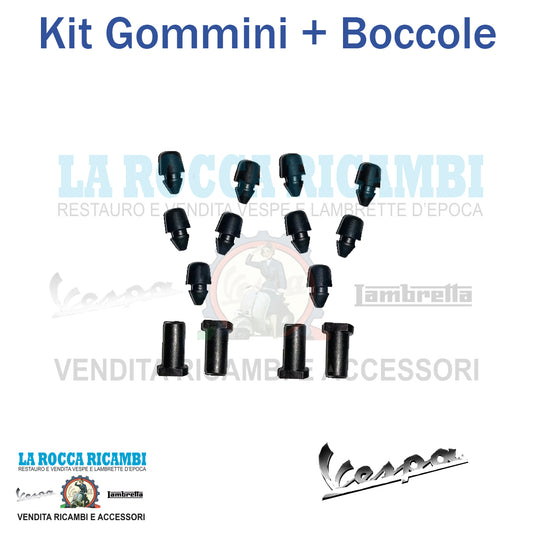 Kit Gommini + Boccole Sportelli Laterali Vespa PK - XL - RUSH - HP - FL