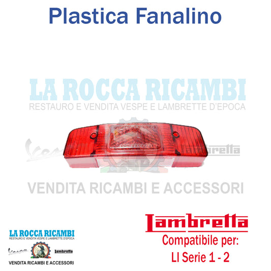 Plastica Gemma Fanalino Posteriore Lambretta LI Serie 1 - TV 175 Serie 1