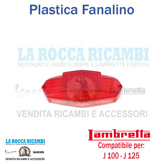 Plastica Gemma Fanalino Posteriore Lambretta J 100 / J 125