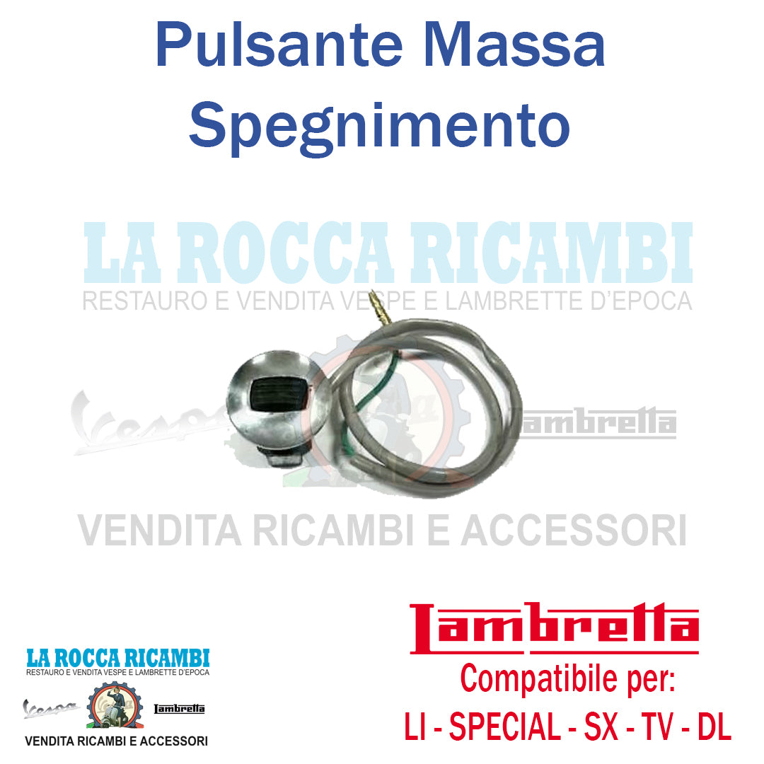 Pulsante Massa Spegnimento Lambretta LI 125 / 150 Serie 3 dAL 1962 al 1965