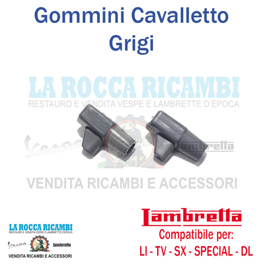Gommini / Scarpette Cavalletto Lambretta LI - TV - SPECIAL - SX - DL (COLORE GRIGIO)