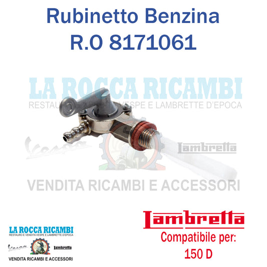 Rubinetto Benzina Lambretta D 150 Dal 1954 AL 1956