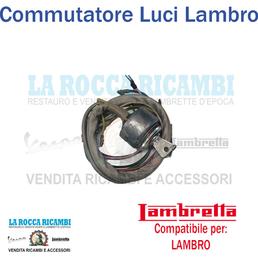 Interruttore / Commutatore Devio Luci Lambretta LAMBRO