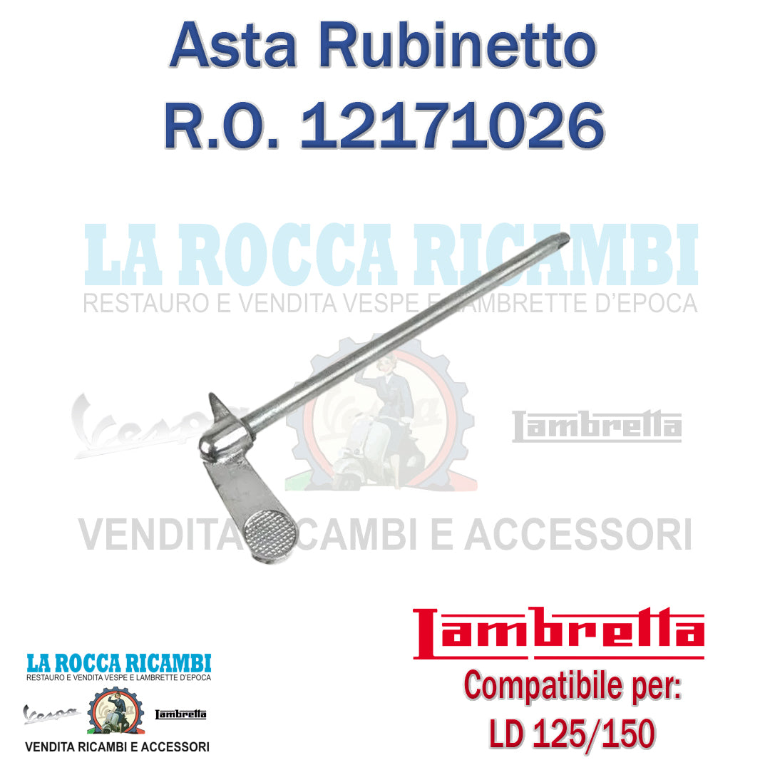 Leva Asta Rubinetto Benzina Lambretta LD 125 / 150