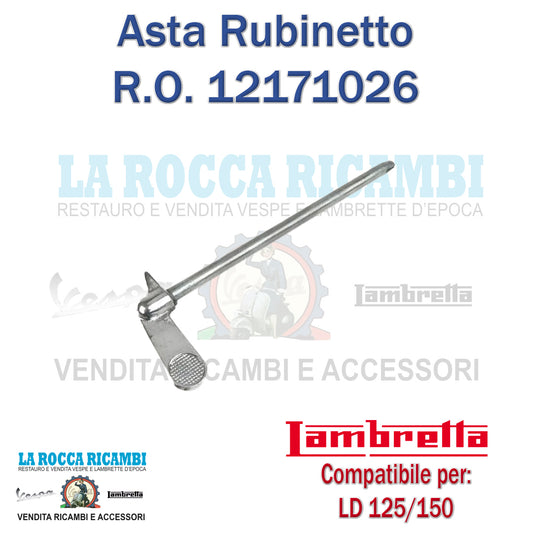 Leva Asta Rubinetto Benzina Lambretta LD 125 / 150