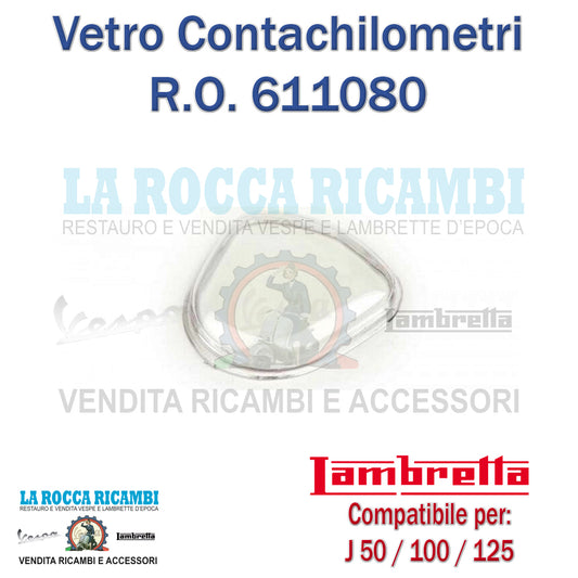 Vetro Contachilometri Lambretta J 50