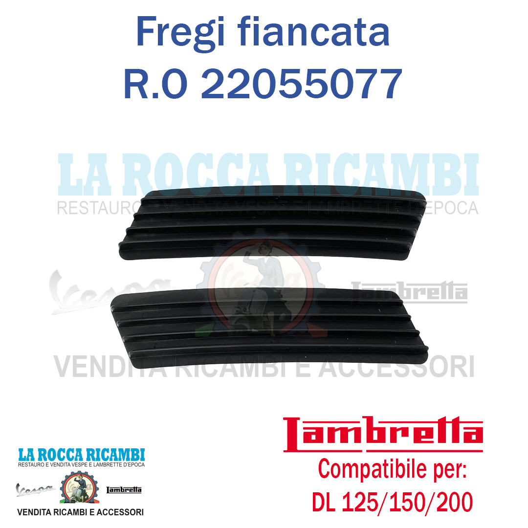 Fregi Cofani in plastica Lambretta DL 125 / 150 / 200