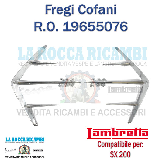 Ali Fregi Cofani Fiancate Lambretta SX 200