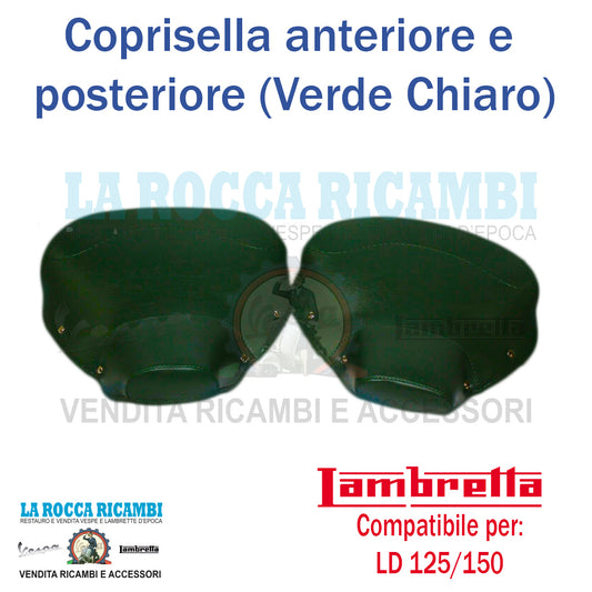 Coprisella Anteriore e Posteriore Lambretta LD (Colore Verde Chiaro)