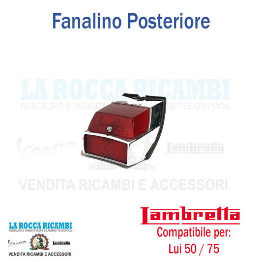 Fanalino Posteriore Lambretta LUI 50 - 75 Dal 1968