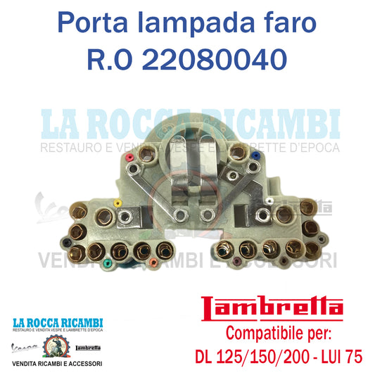 Porta Lampada Lambretta DL 125/150/200 - LUI 75