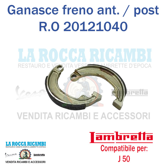 Ganasce Freno Anteriore /  Posteriore Lambretta J 50