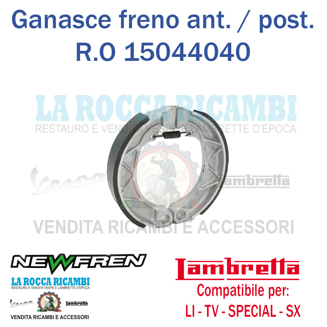 Ganasce Freno Anteriore / Posteriore Lambretta LI - TV - SX - SPECIAL