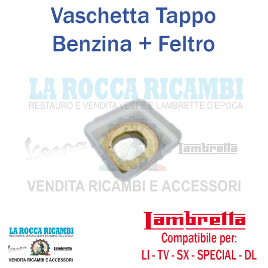 Recupero Benzina Lambretta LI - TV - SX - SPECIAL - DL [BIANCO]