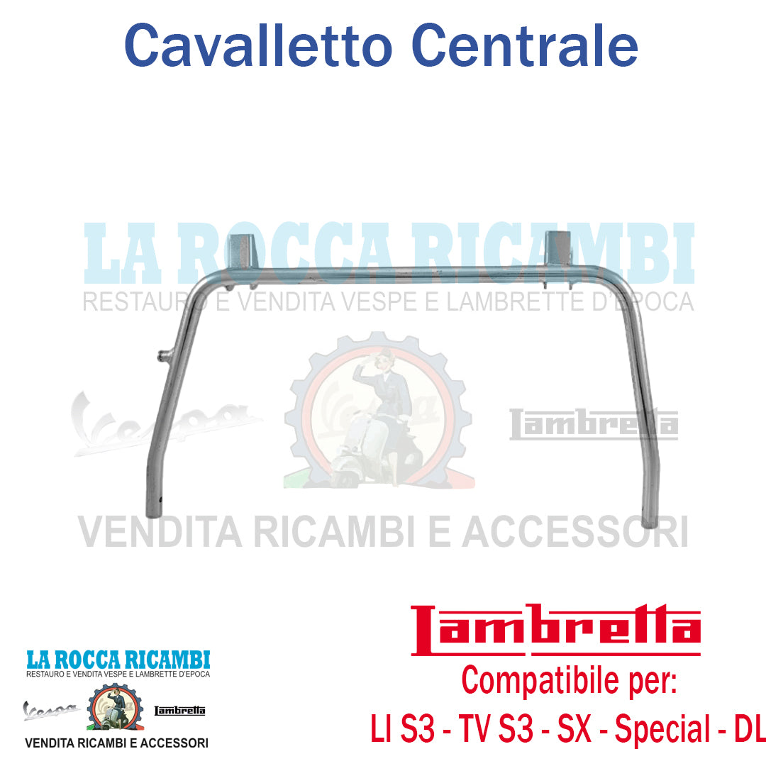 Cavalletto Zincato Lambretta LI Serie 3 - TV Serie 3 - SPECIAL - SX - DL