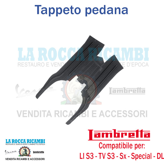 Tappeto Lambretta LI Serie 3 - TV Serie 3 - SX - SPECIAL - DL