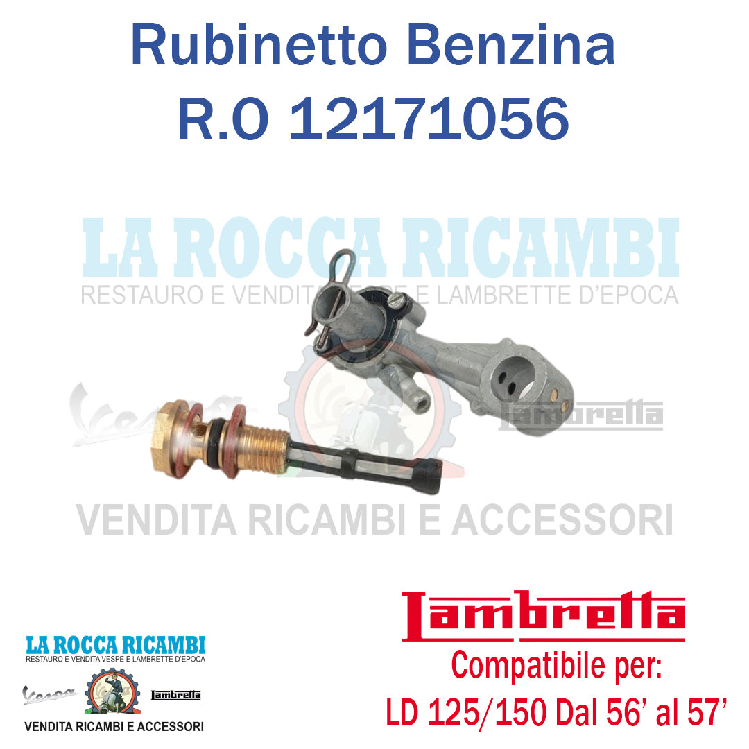 Rubinetto Benzina Lambretta LD 125/150 Dal 1956 Al 1957