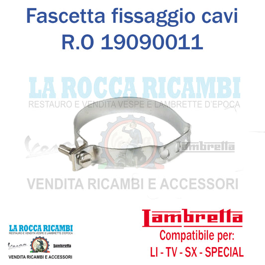 Fascetta fissaggio cavi al telaio Lambretta LI - TV - SPECIAL - SX