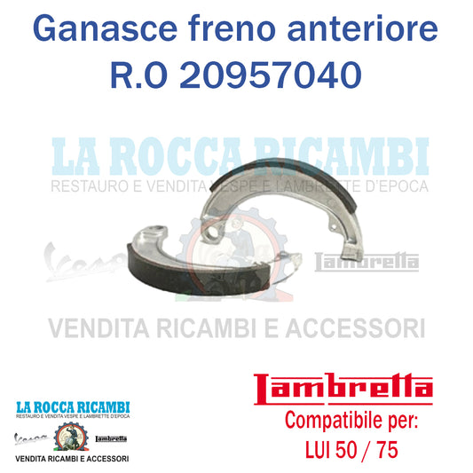 Ganasce Freno Anteriore Lambretta LUI 50/75