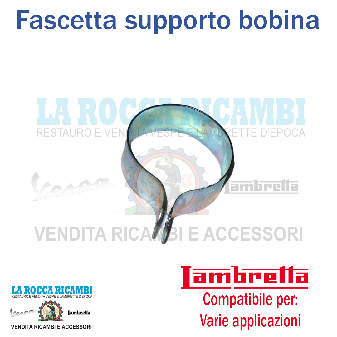 Fascetta Staffa Fissaggio Bobina Lambretta LI - J 50