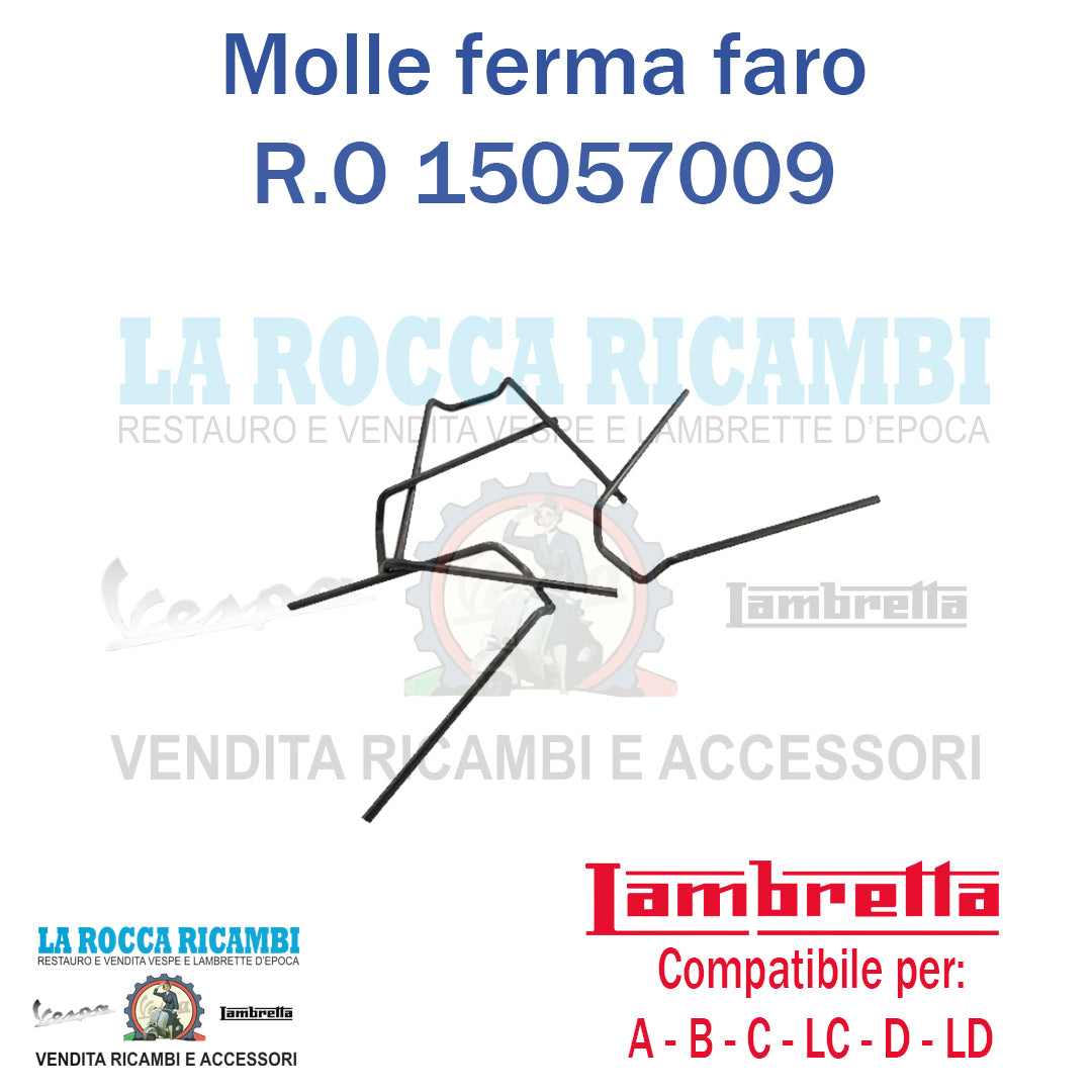 Kit 4 pz Molle Faro Lambretta A - B - C - LC - D - LD