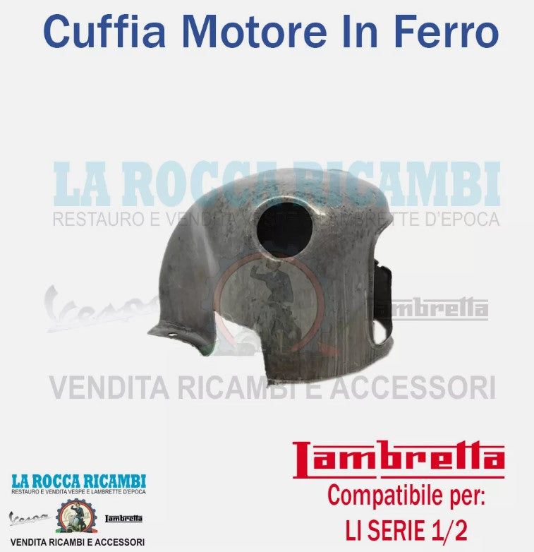 Cuffia Motore Lambretta LI 125 / 150 - TV 175 Serie 1 / 2