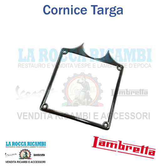Cornice Targa Cromata Lambretta C / LC / D / LD / E / F