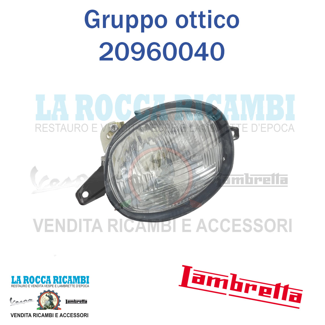 Gruppo Faro Anteriore Lambretta LUI 50 - R.O 20960040