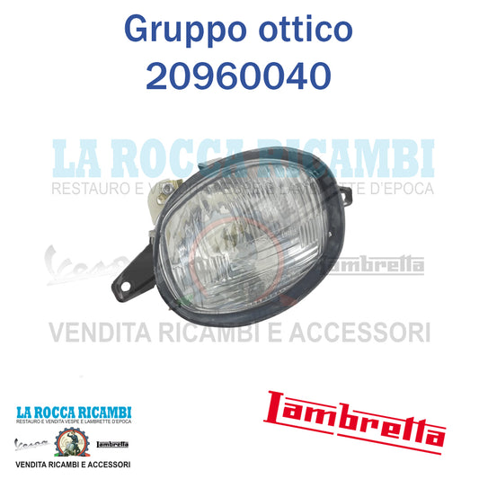 Gruppo Faro Anteriore Lambretta LUI 50 - R.O 20960040