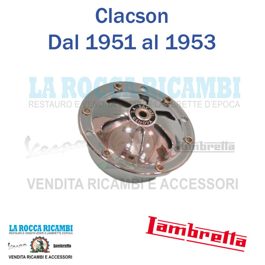 Clacson Lambretta C 125 -  D 125 - LD 125