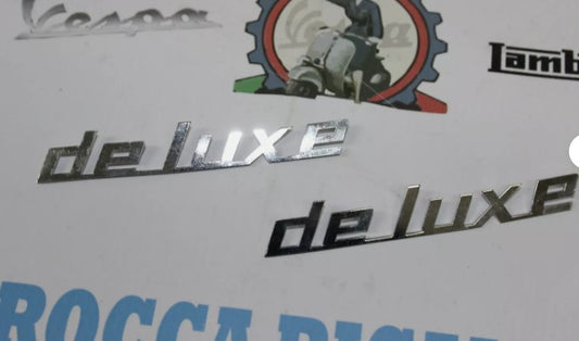 Scritte Cofani "DELUXE" Lambretta J 50 Deluxe
