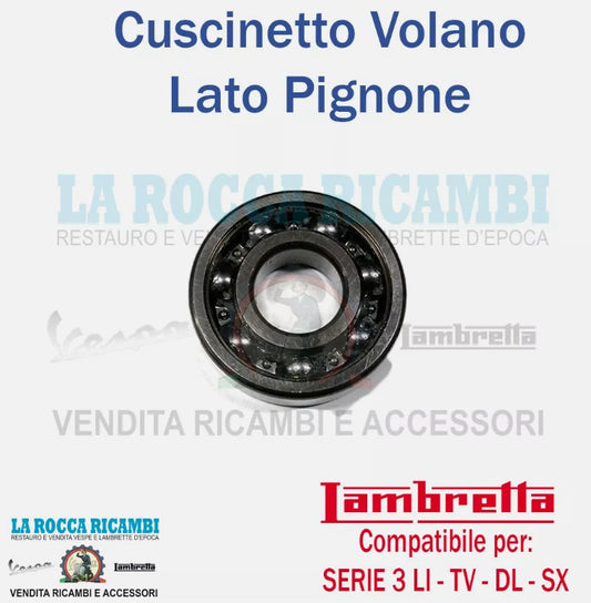 Cuscinetto Albero Lato Pignone 25 x 62 x 17 FAG Lambretta LI - TV - SX - SPECIAL - DL