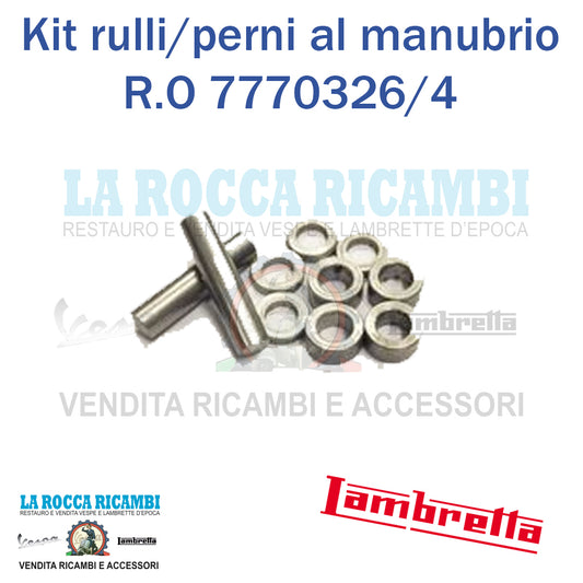 Set rulli gas cambio Lambretta D - LD R.O 7770326/4