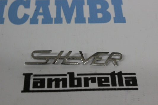 Scritta "SILVER" Scudo Anteriore Lambretta SPECIAL Versione Silver - R.O 19550170