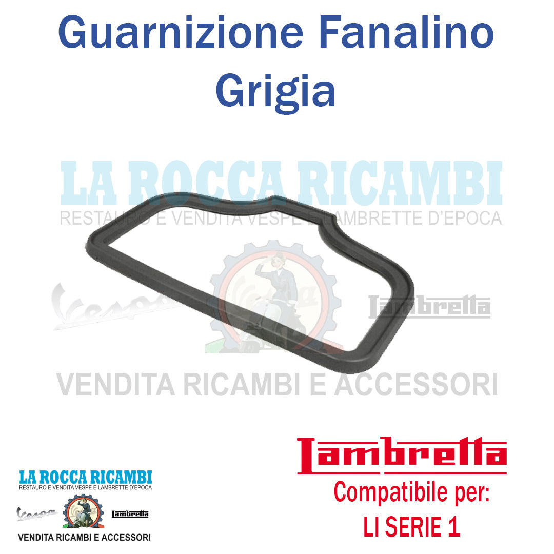 Guarnizione Fanalino Posteriore Lambretta L.I. Serie 1 (Colore Grigio)