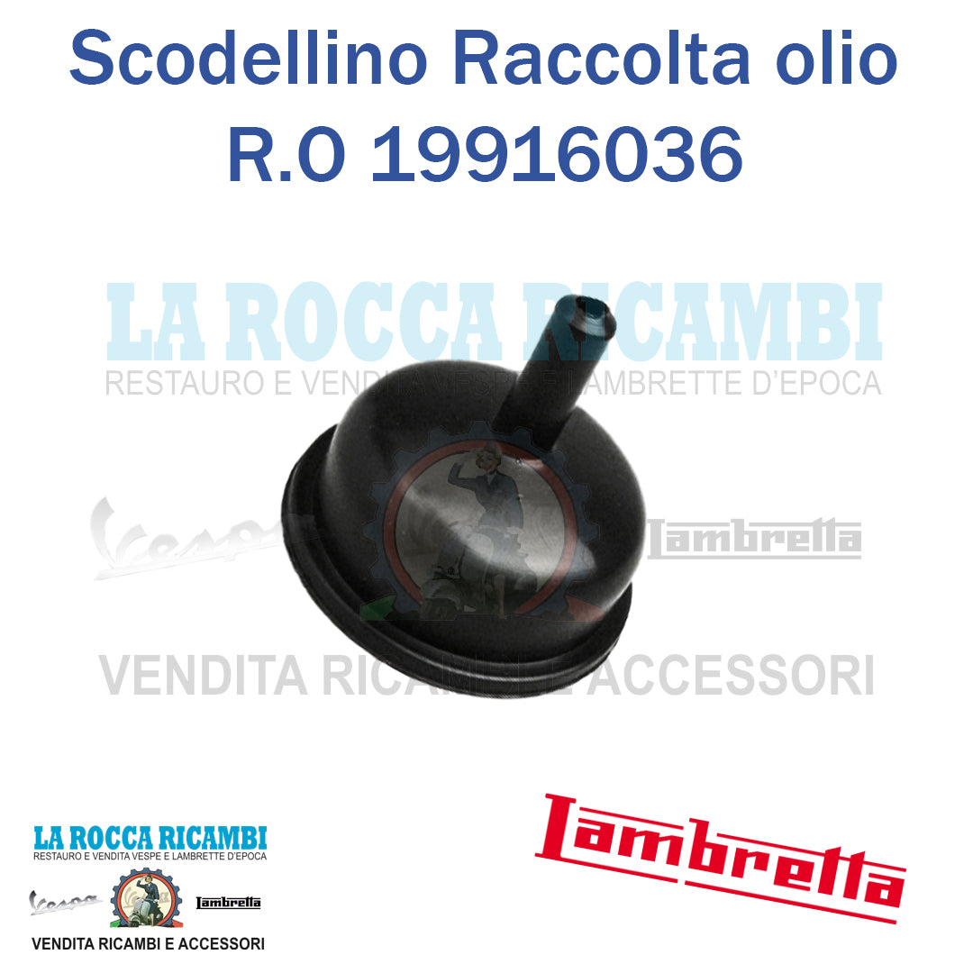 Scodellino Raccolta Olio Soffietto Carburatore Lambretta LI Serie 3