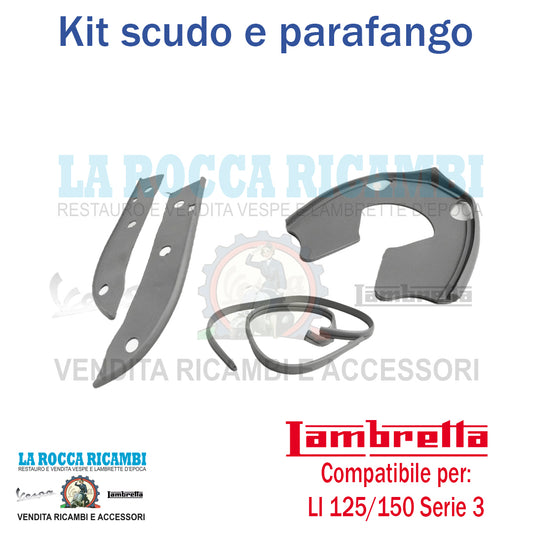 KIT 3 pz Guarnizioni Calandra Lambretta LI 125/150 Serie 3