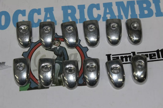 Kit 12 pz Puntalini Fissaggio Pedana Lambretta LI Serie 1/2 - TV 175 Serie 2