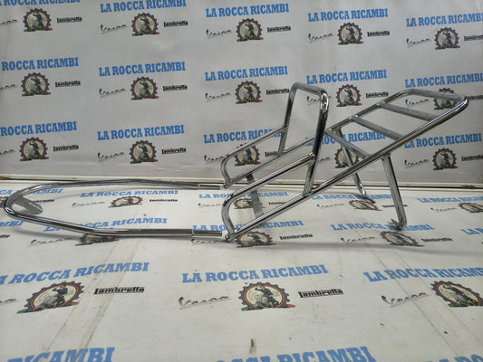 Portapacchi cromato con prolunga su serbatoio Vespa PX 125 / 150 / 200