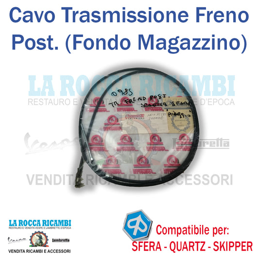 Cavo Trasmissione Freno Posteriore PIAGGIO SFERA - QUARTZ - SKIPPER