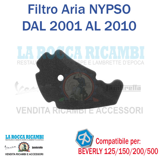 Filtro Aria PIAGGIO BEVERLY 125/150/200/500 DAL 2001 AL 2010