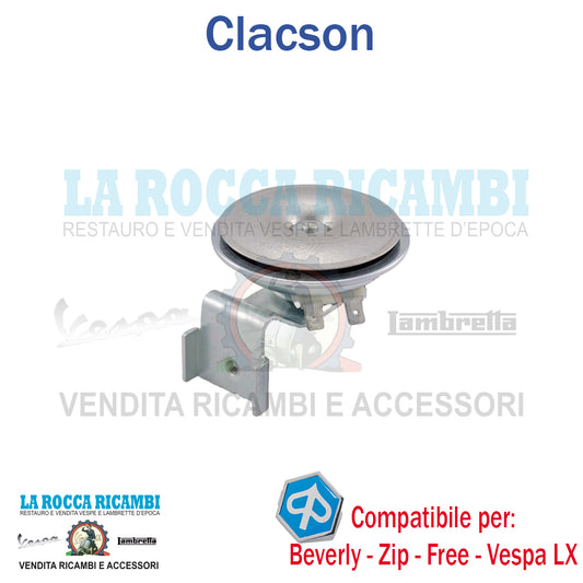 Clacson PIAGGIO BEVERLY RST 125-250 CC - TOURER - GILERA 50 - ZIP 50