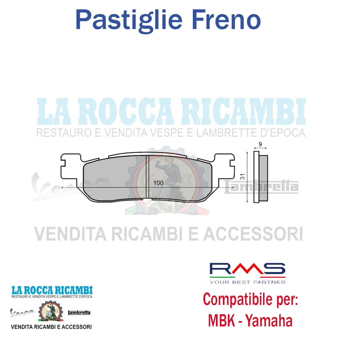 Pastiglie Freno Posteriore MAJESTY 250