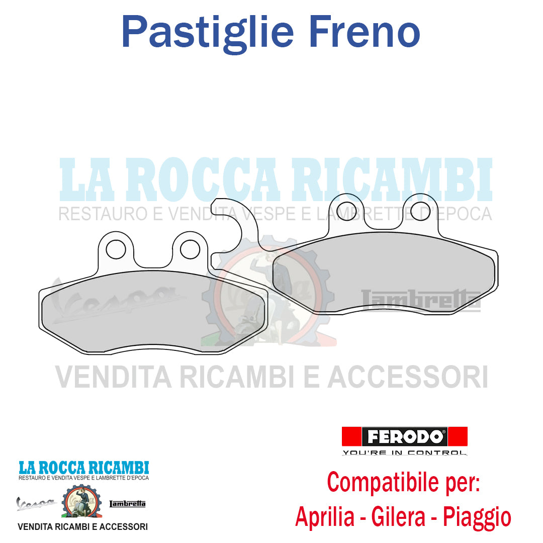 Pastiglie Freno PIAGGIO LIBERTY 50 - VESPA SCOOTER PRIMAVERA 2T - APRILIA RUNNER