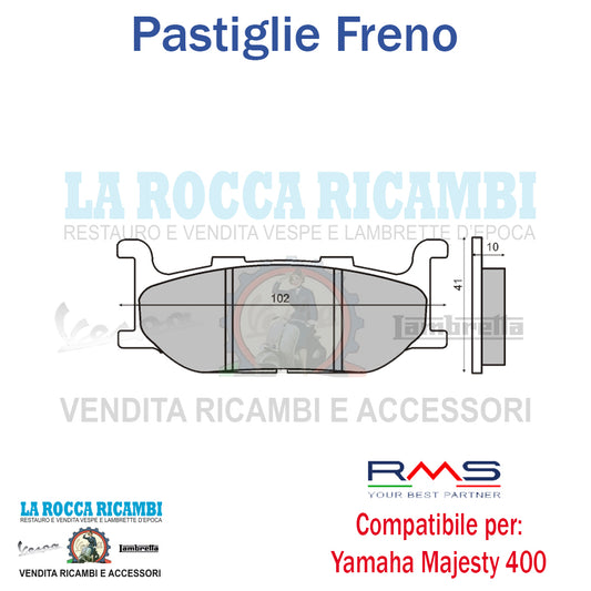 Pastiglie Freno Anteriore YAMAHA MAJESTY 400