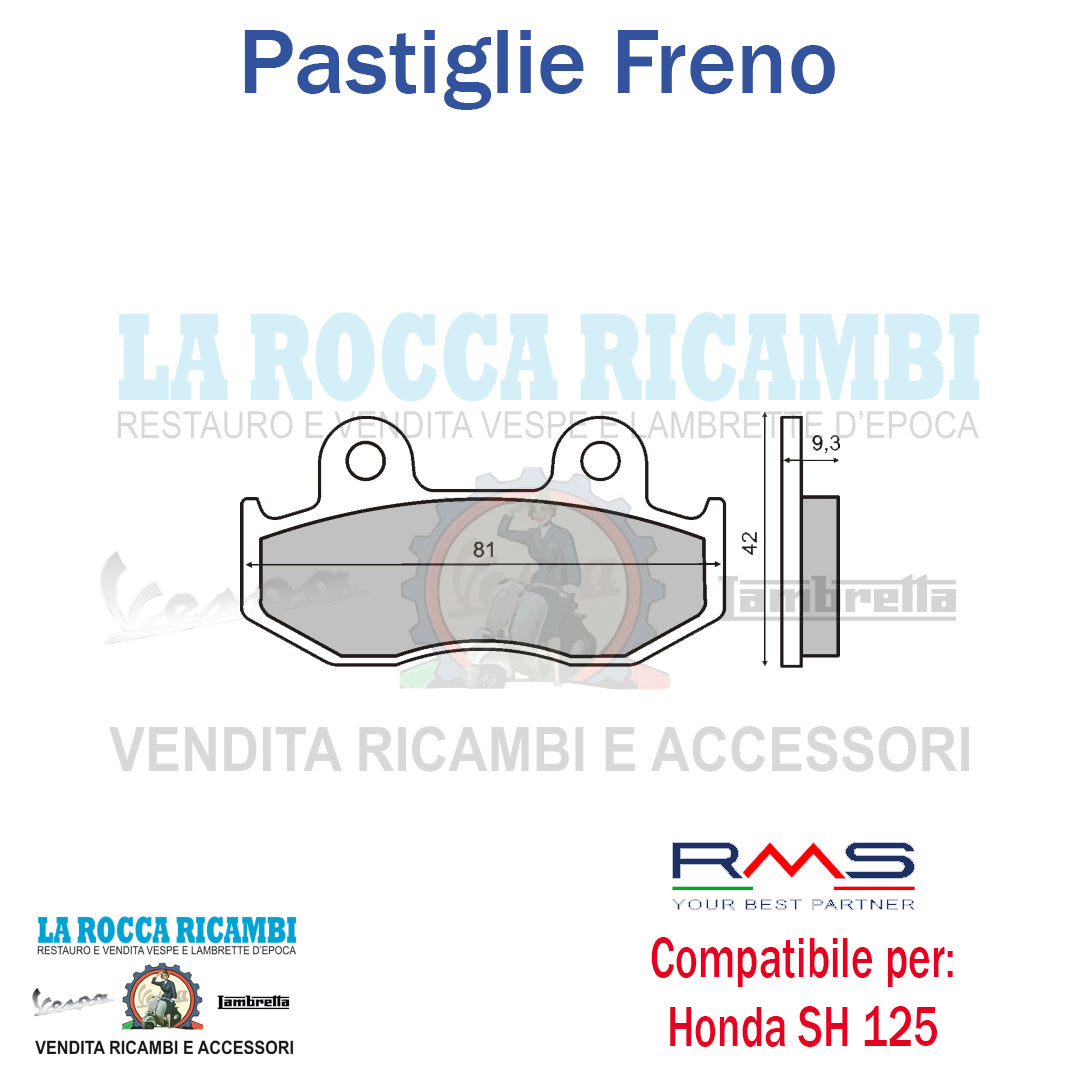Pastiglie Freno Anteriori HONDA SH 125 CC