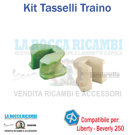 Kit 3 Pz Tassello Traino PIAGGIO BEVERLY 250 DAL 2004 AL 2005