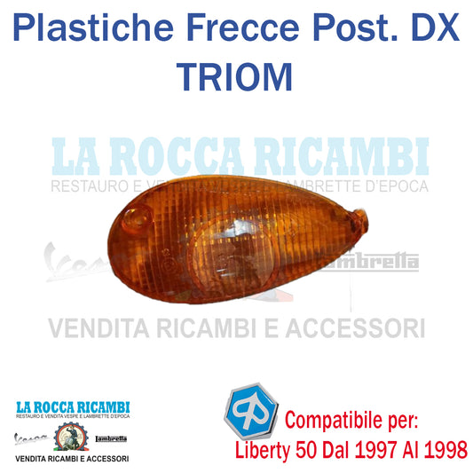 Plastica Freccia Arancione Lato DX PIAGGIO LIBERTY