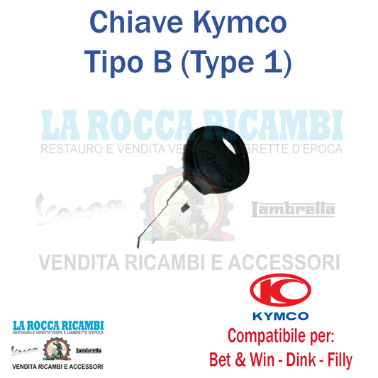 Chiave Tipo B (TYPE 1) KYMCO - 00190004
