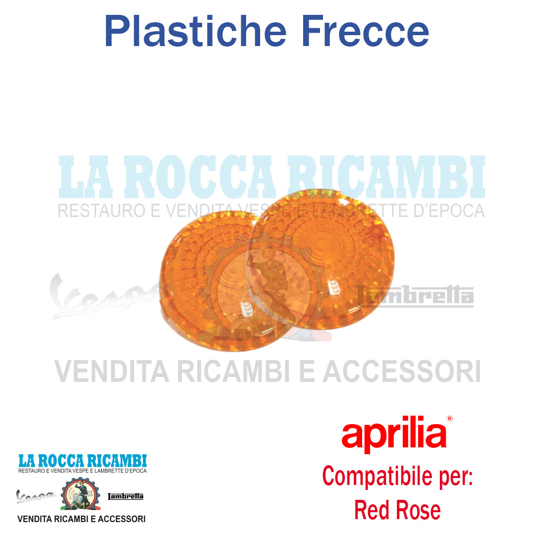 Plastiche Frecce  MOTOGUZZI - APRILIA RED ROSE